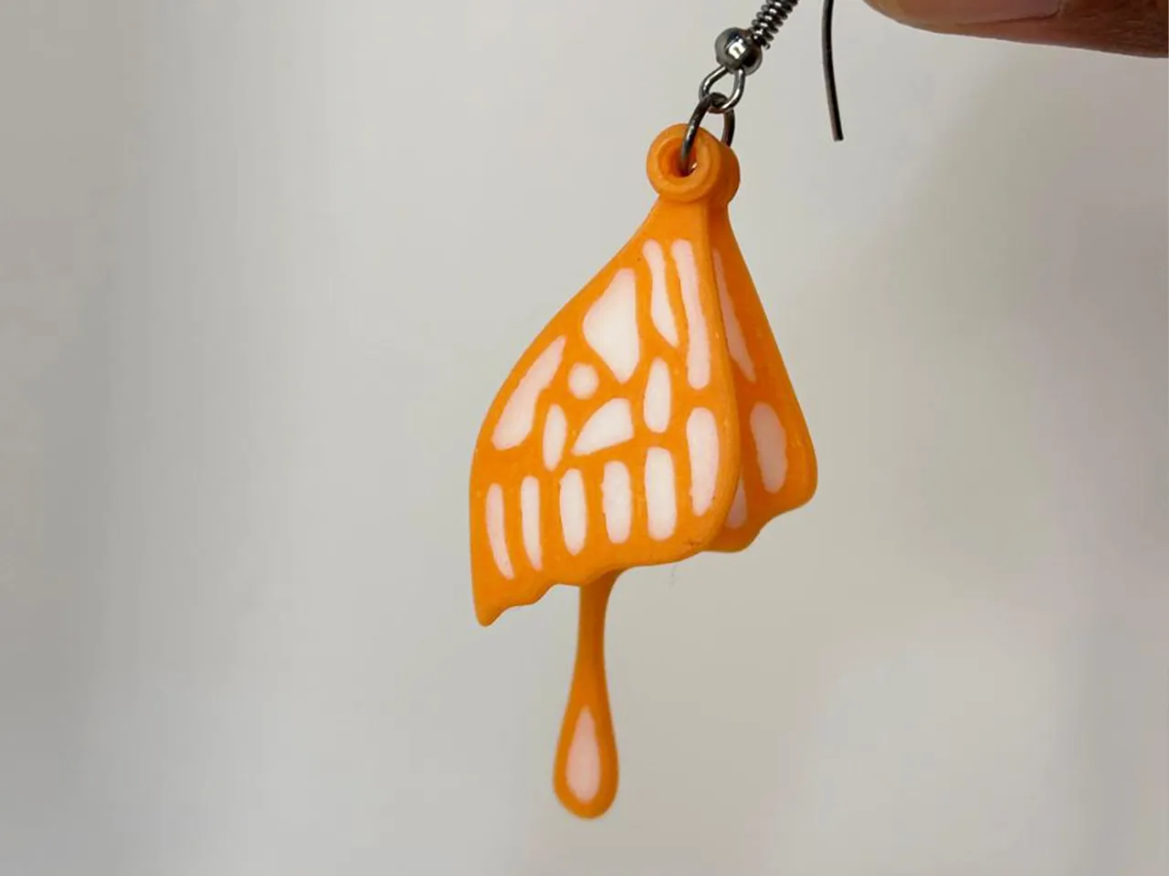 Monarch Wing Earrings – Drip Style view 2