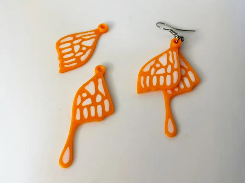 Monarch Wing Earrings – Drip Style