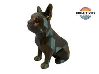 Bouledogue français low poly — photo 2