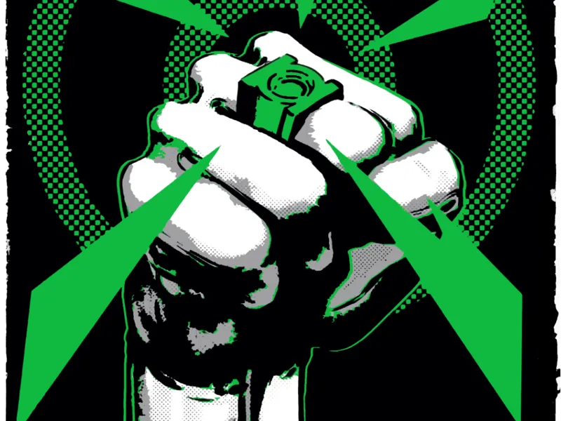 Green Lantern Ring Hueforge