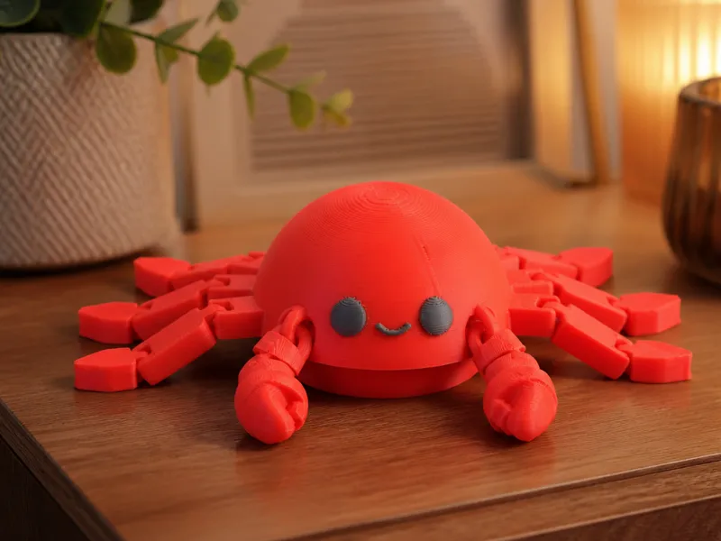Clicker Crab Flexi Fidget Toy