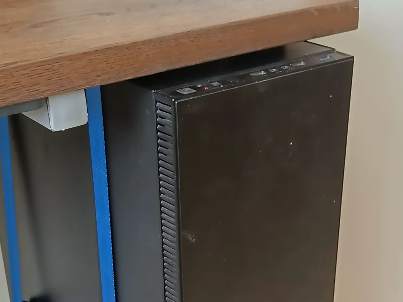 Under desk PC mount