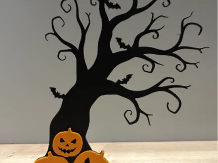 Halloween tree with stand