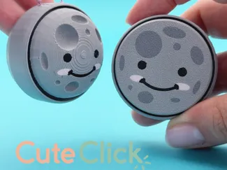 Moon - Fidget Clickers Keychains
