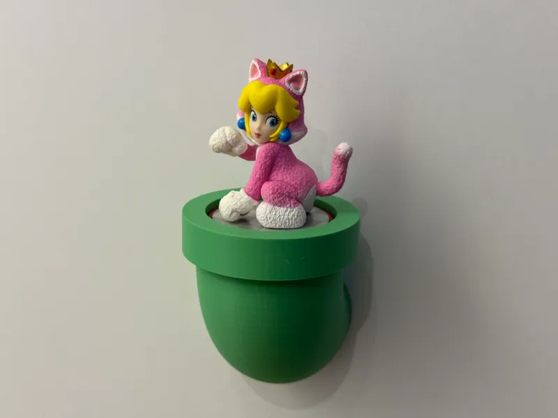 Warp Pipe Amiibo Wall Support