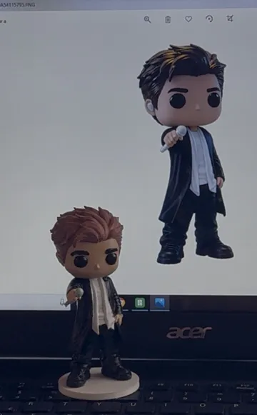Figura decorativa: figura rm de bts , para pintar a mano — vista de referencia 4