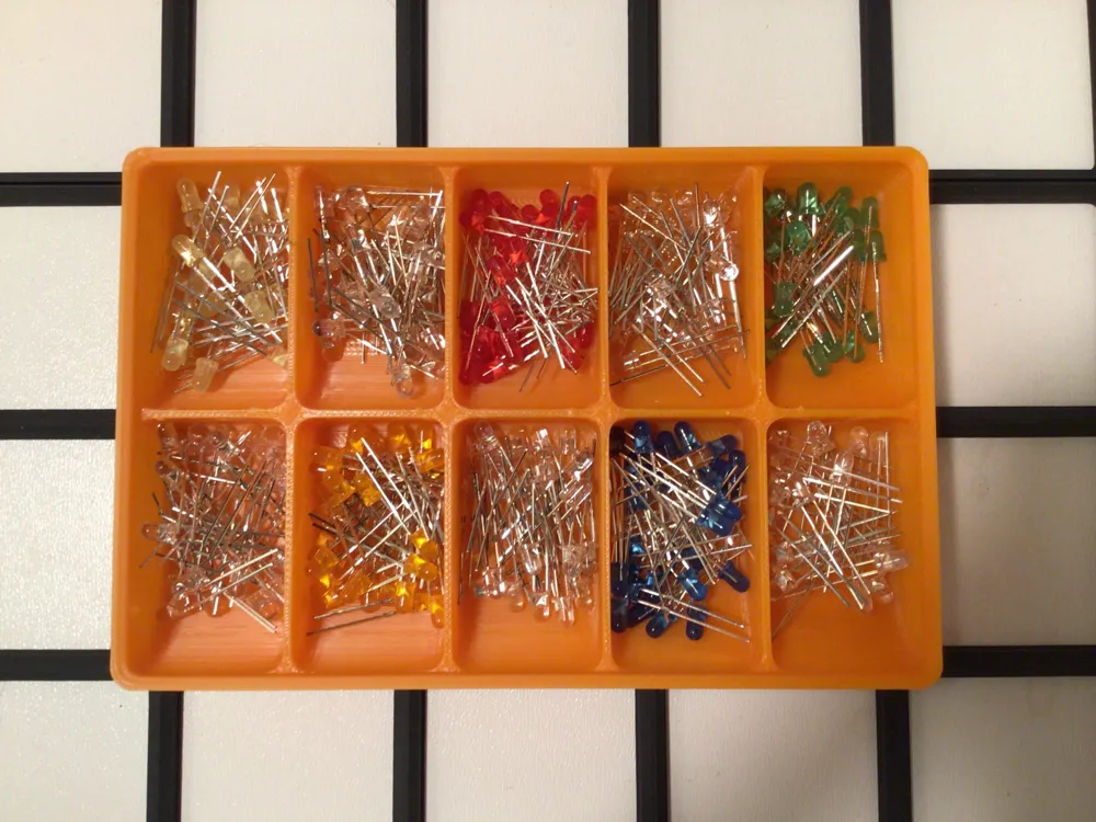 Gridfinity LED-Holder by DynamiteJon - MakerWorld