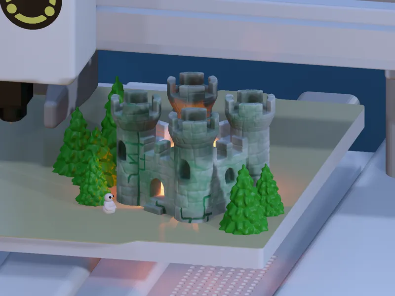 TIny medieval castle