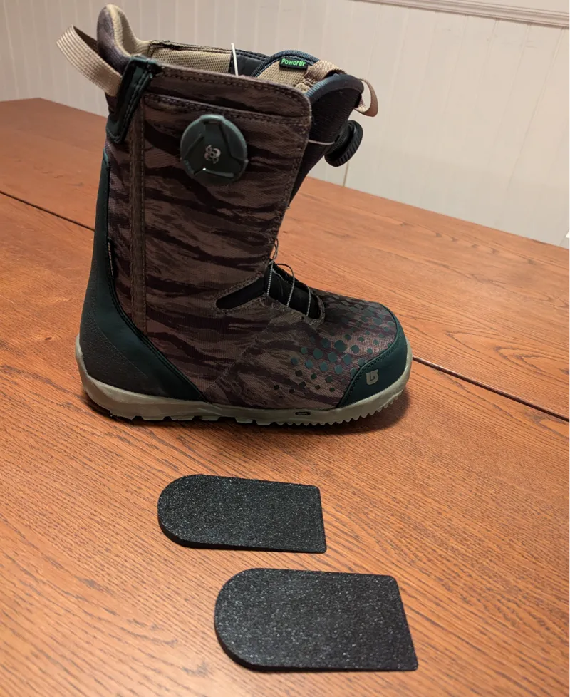 Snowboard Boot Heel Wedge: Eliminate Heel Lift!