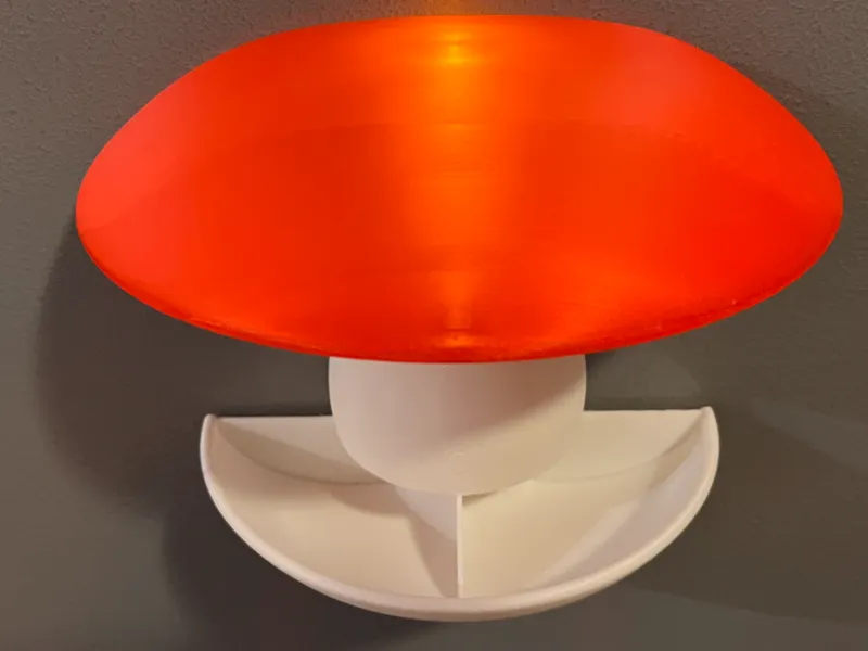Mushroom BirdFeeder for window