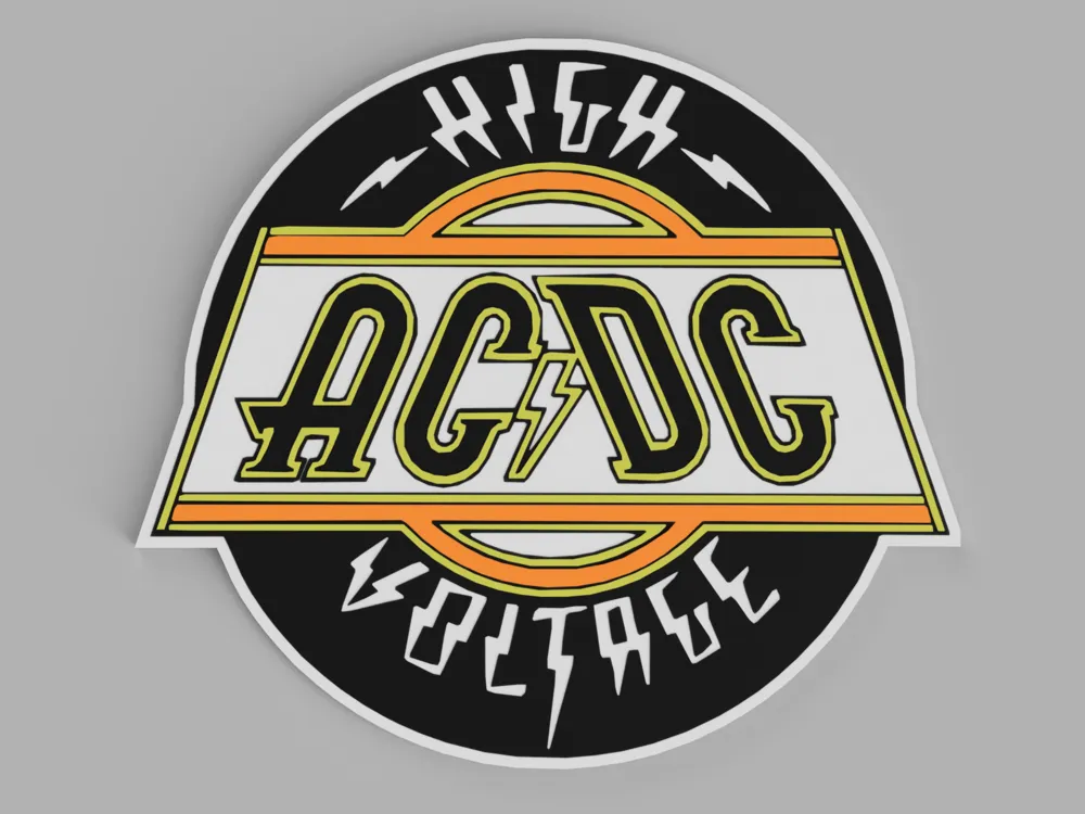 AC/DC - High Voltage v2 by jakubhroch - MakerWorld