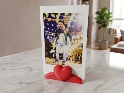 Love Stand – Heart Photo Holder