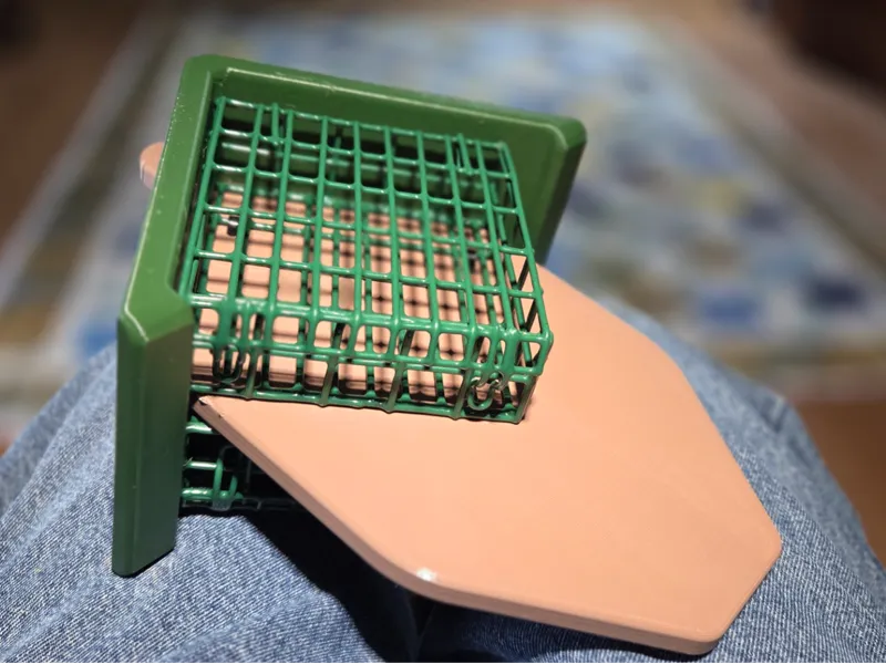 Double Suet Tail-Prop Feeder Great for Woodpeckers