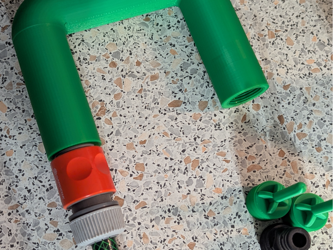 Wasserfass, Überlauf, Befüllung, Aussaathilfe 