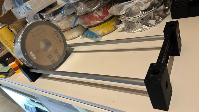 Modular Filament spool rack 15mm tube