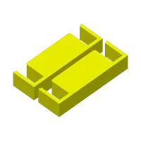Clip for use with 54QT Bins