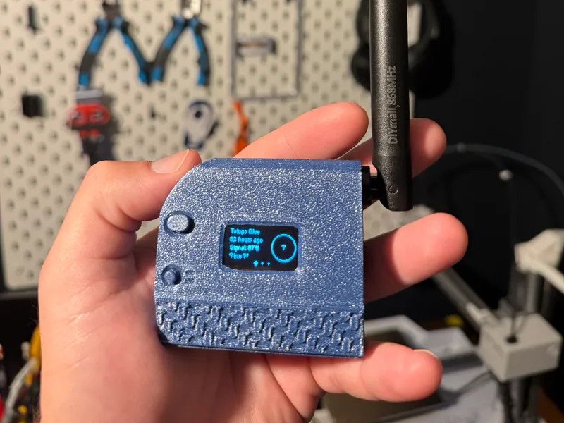 Heltec V3 Foldable antenna + Dualsense Battery