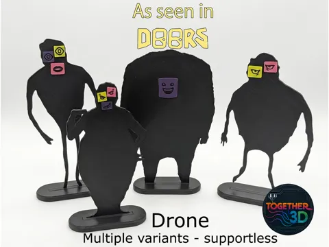 Soporte: Drone from Doors - multiple variants - supportless — referencia de MakerWorld