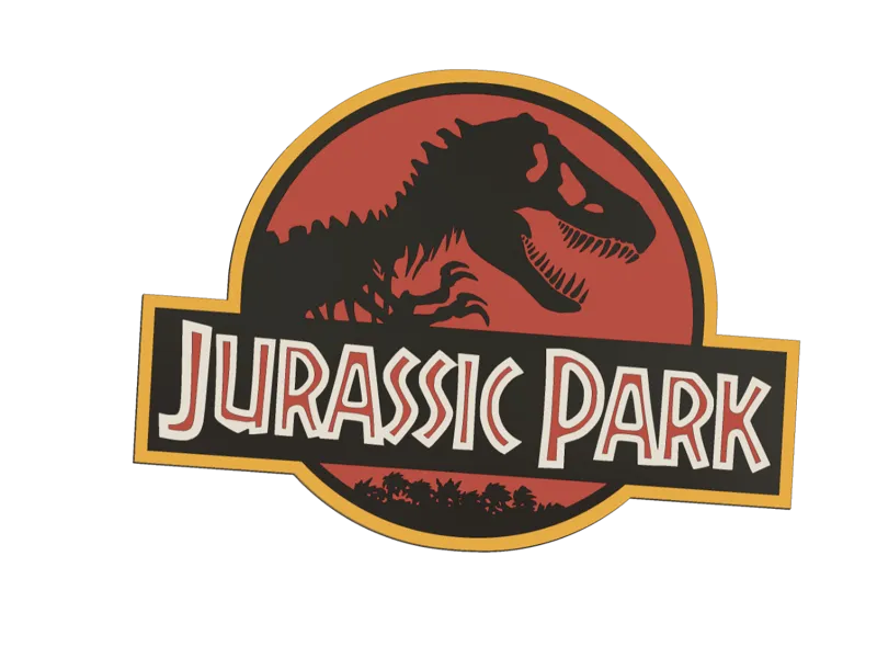 Plaque Jurassic park