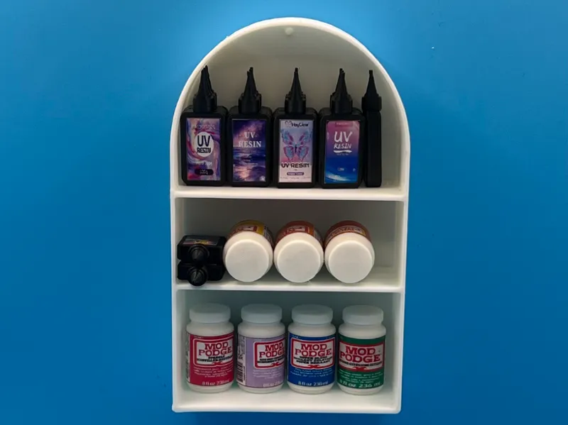 Dollhouse Miniature 1:6 Scale Wall Organizer 
