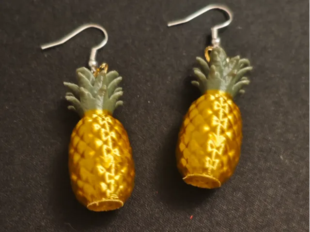 Pineapple earrings