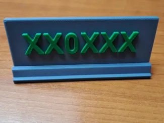 Ham Radio Callsign Stand