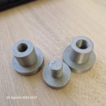 Letrero o emblema decorativo: Parametric Threaded Bushing Generator (Male & F) — vista de referencia 5