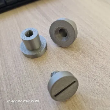 Letrero o emblema decorativo: Parametric Threaded Bushing Generator (Male & F) — vista de referencia 4