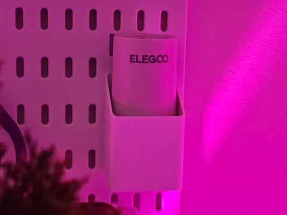 Skadis bin for Elegoo vacuum pump