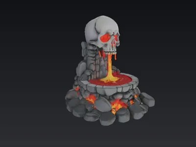 Age of Sigmar - Lava Terrain