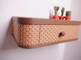 Wall mounted chest of drawers