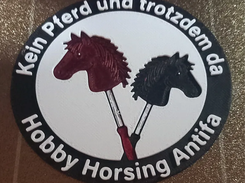 HueForge | Sticker Hobby Horsing Antifa