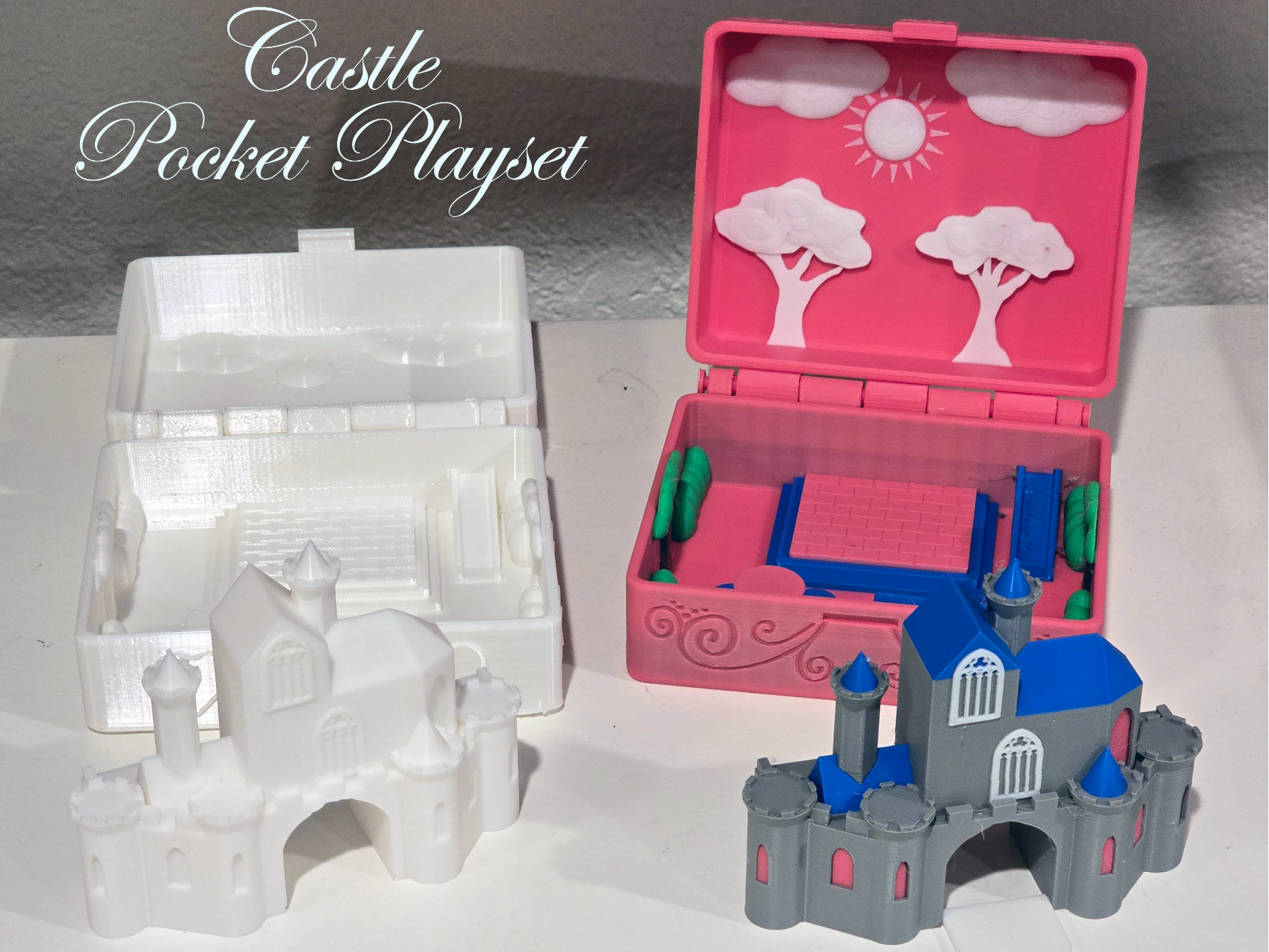 Pocket Princess & Castle Playset Travel Toy