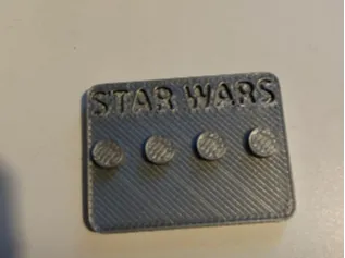 starwars minifigure stand prototype DONTPRINTYET