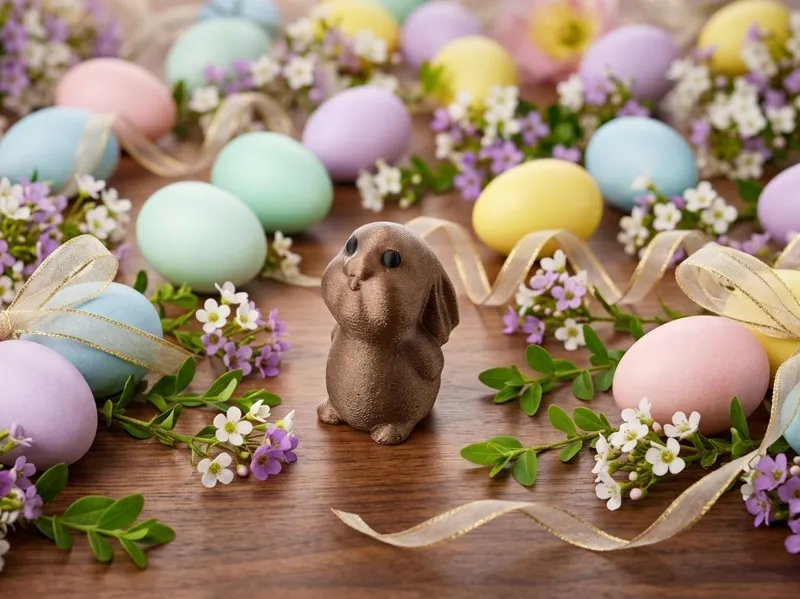 Süßer Hase mit Schlappohren