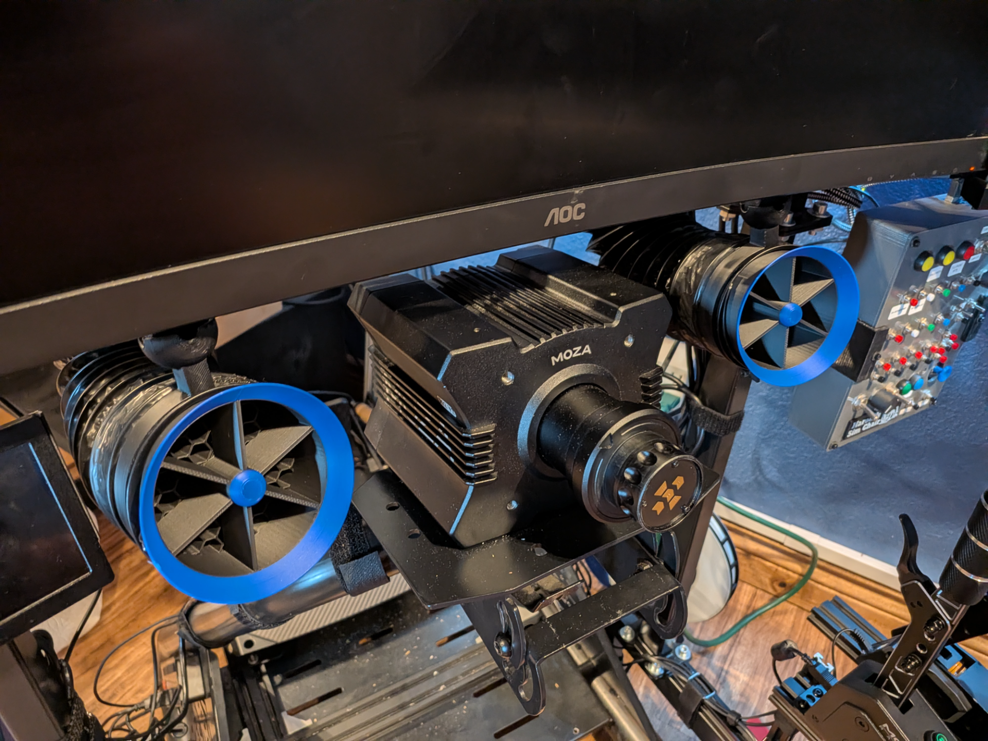 DIY Sim Wind Simulator – 120mm Fan Hardware Kit 