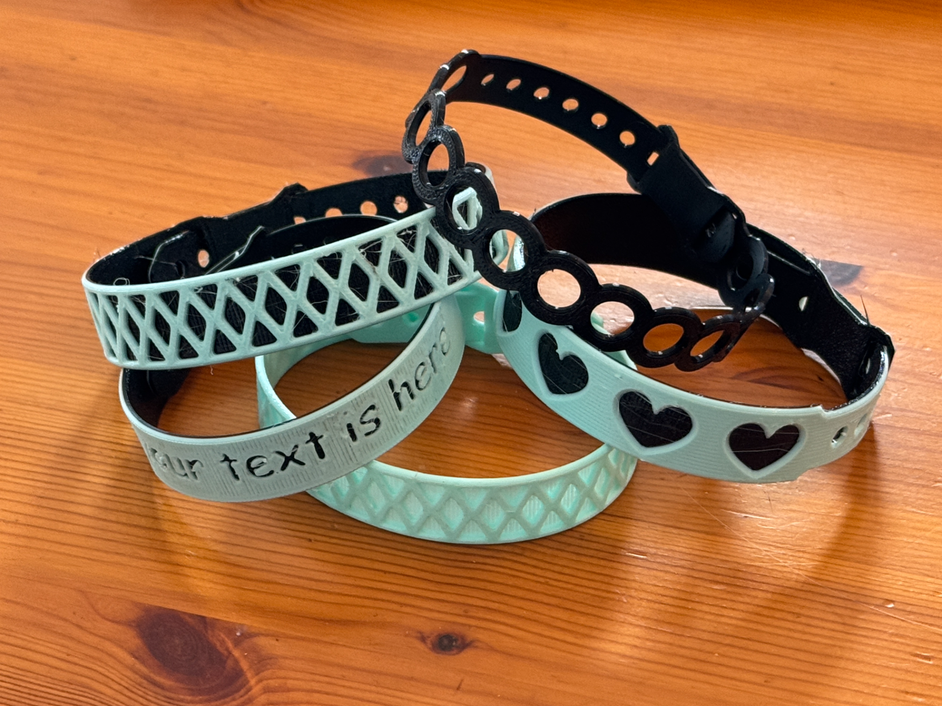modular collar/bracelet, TPU, one or two colors 3D model