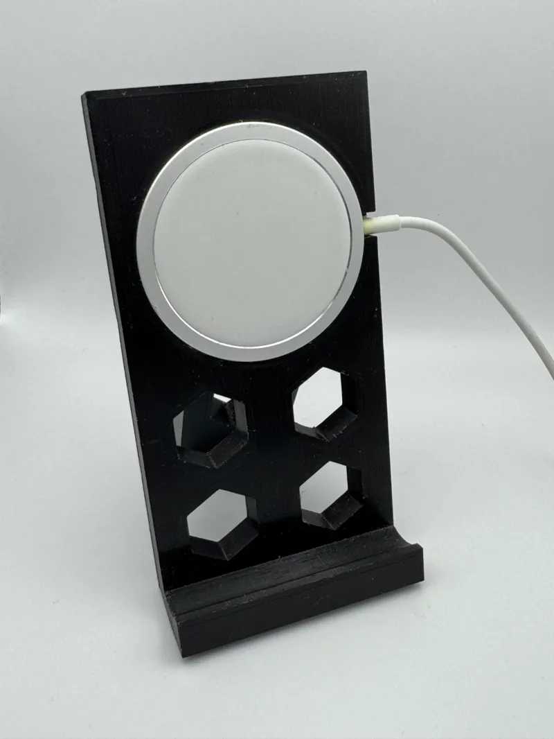 iPhone holder with a hole for MagSafe