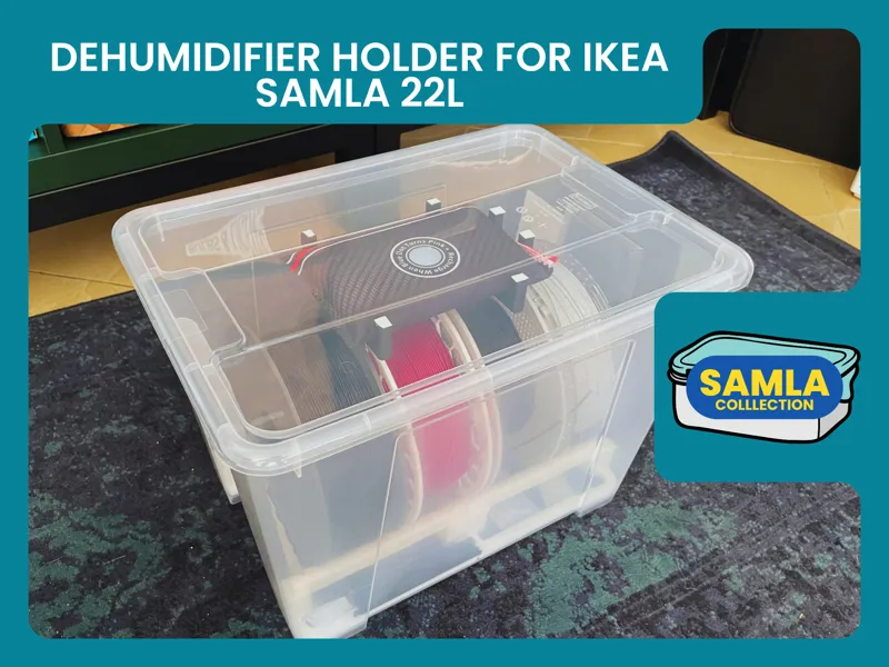Dehumidifier Holder for IKEA SAMLA 22L