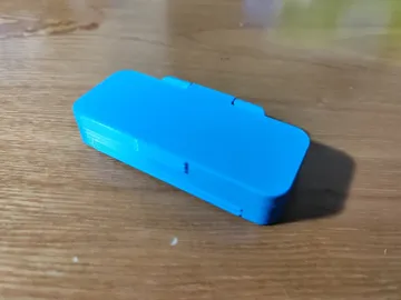 Modelo para impresión 3D: 极简翻盖盒(内部体积30*80*13mm,仅18克) — vista de referencia 4