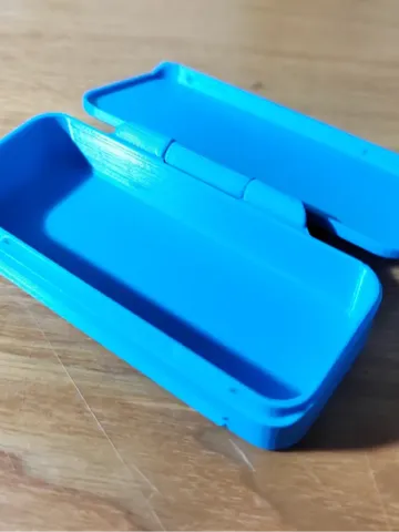 Modelo para impresión 3D: 极简翻盖盒(内部体积30*80*13mm,仅18克) — vista de referencia 2