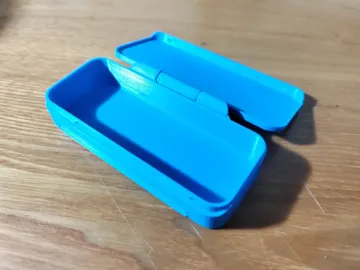 Modelo para impresión 3D: 极简翻盖盒(内部体积30*80*13mm,仅18克) — vista de referencia 3