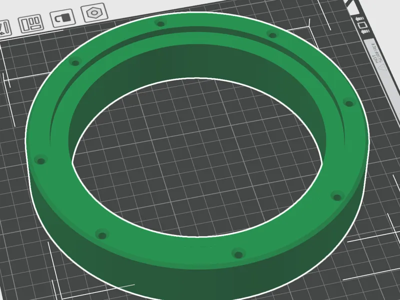Adapterring für 165mm Lautsprecher 