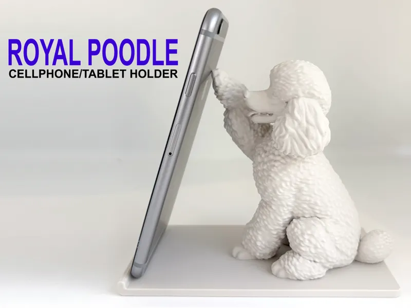 Royal Poodle Cellphone/Tablet Holder