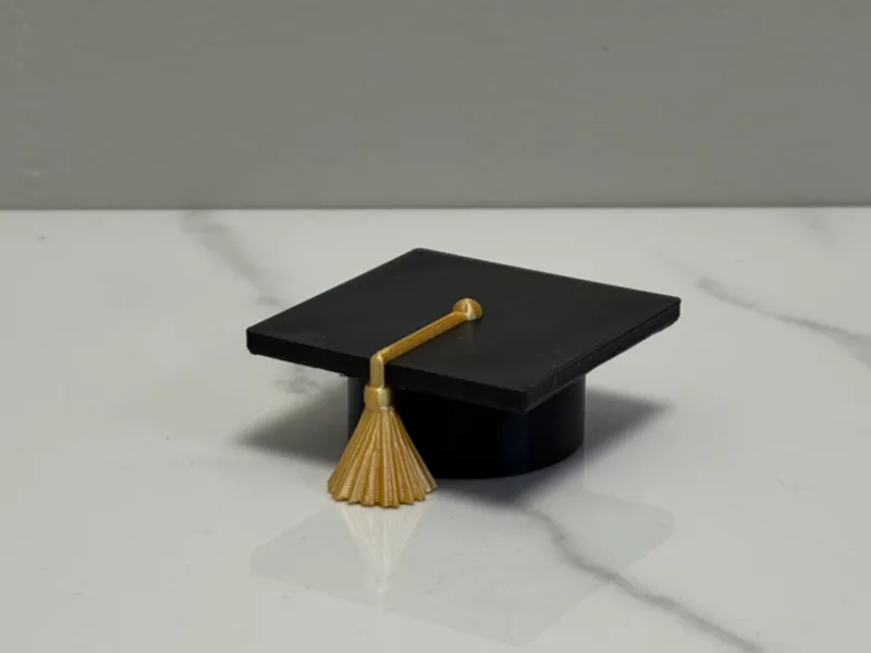 Graduation Cap Cupcake Topper Decor
