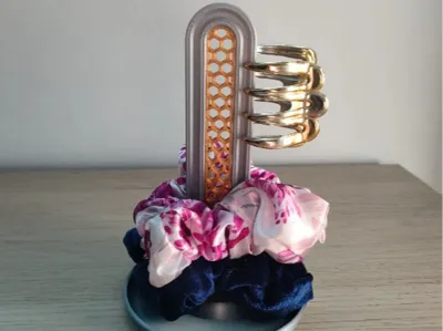 Hair ties stand / scrunchies holder