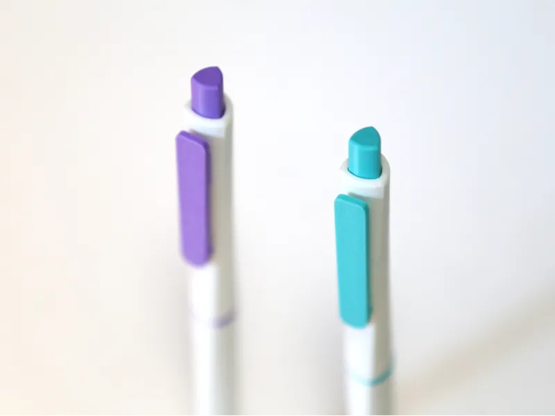 Twisted ClickPen Multi Color Scheme 炫可三面圆珠笔新配色