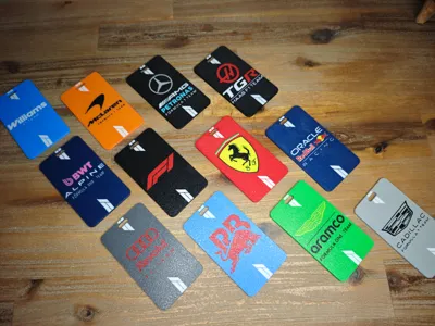 Customizable F1 Luggage Tags