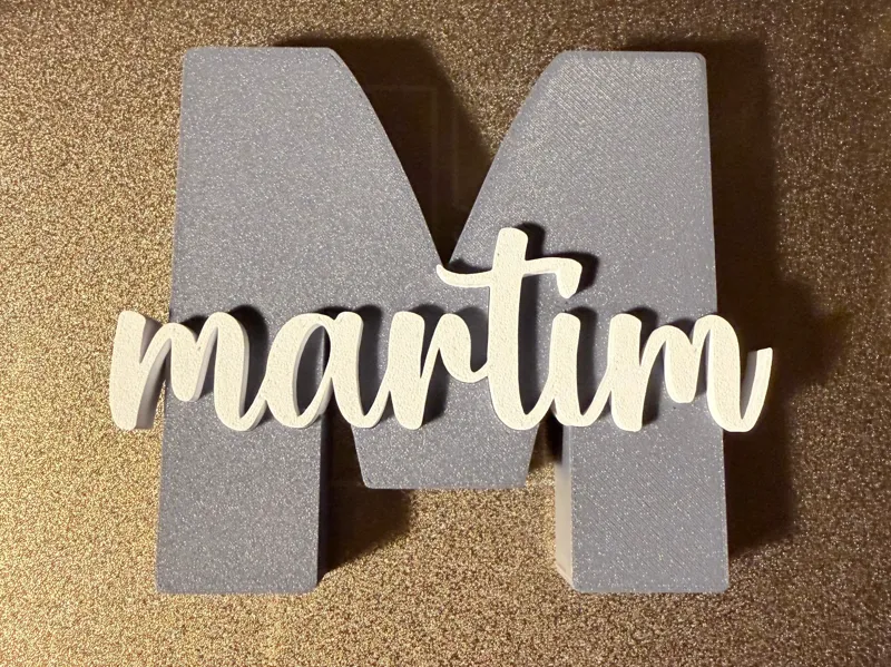 Martim Name Sign – Perfect Front Finish