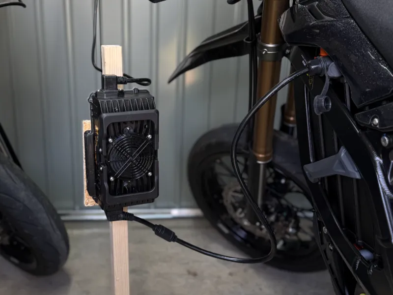 Surron ultra bee charger wall mount